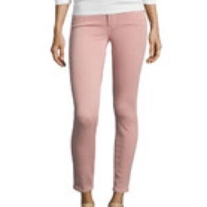 NWT • Paige Verdugo  jeans in powder pink, size 27  premium denim